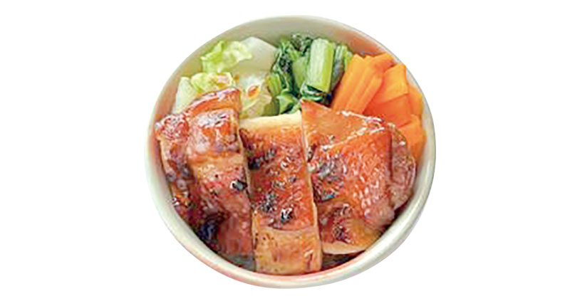 小豆島醤油ダレの『オリーブ地鶏丼』